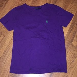 purple polo ralph lauren t-shirt